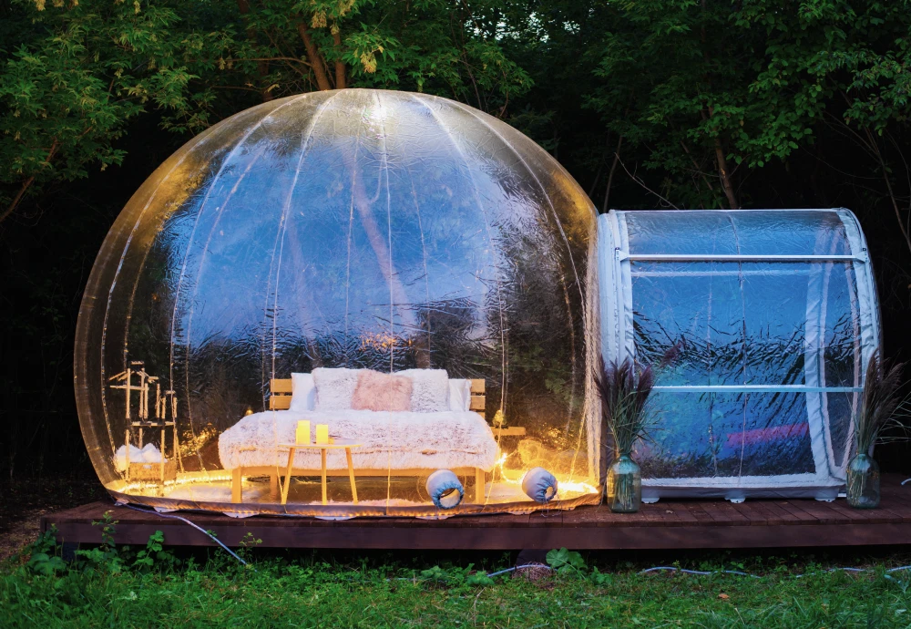 inflatable tent looks like bubble