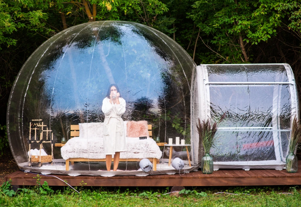 diy inflatable bubble tent