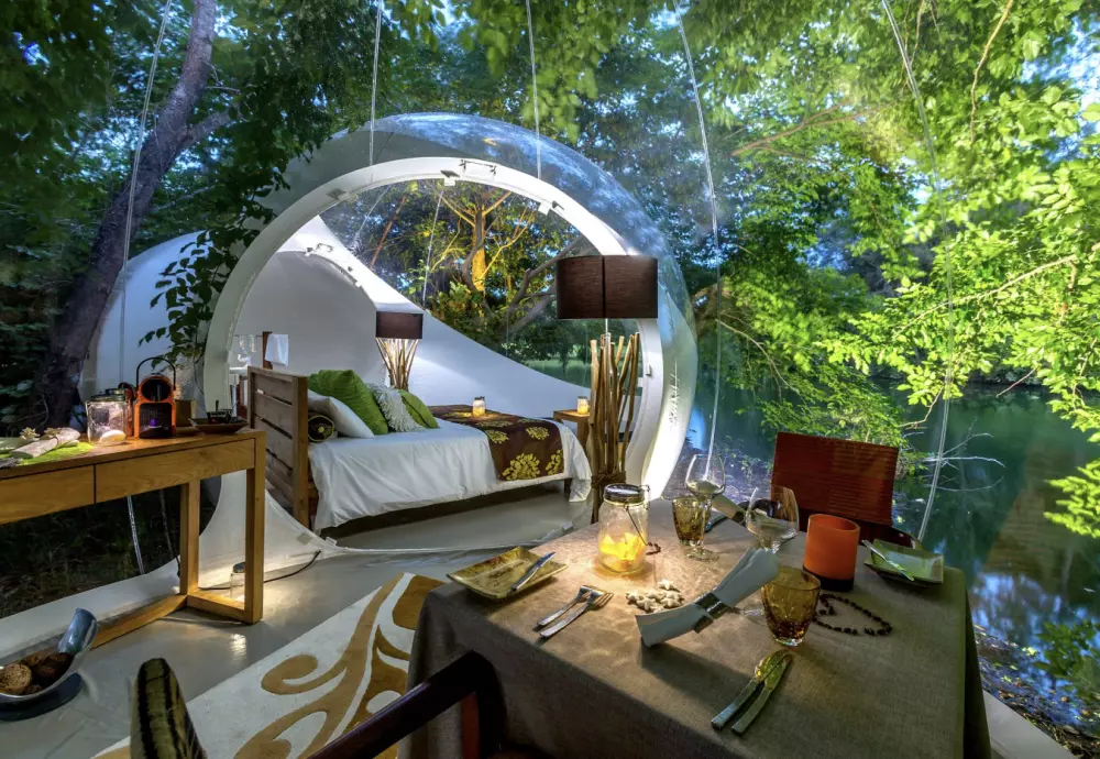 can you live in a bubble tent