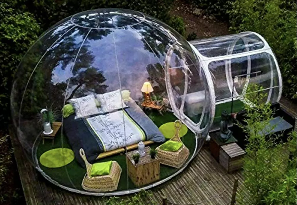 bubble tent california