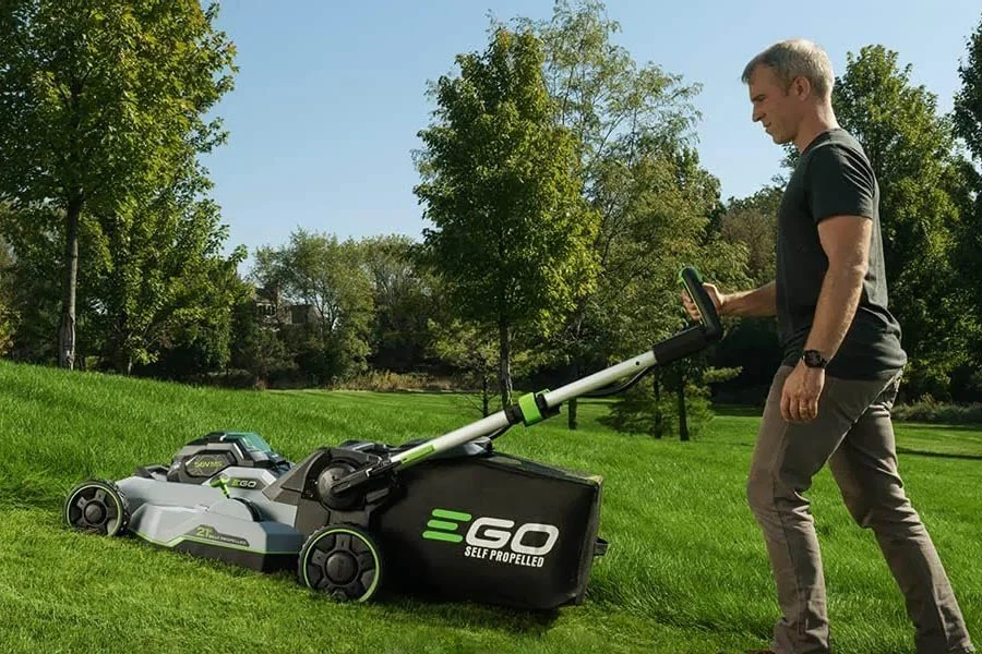 battery powered push lawn mower