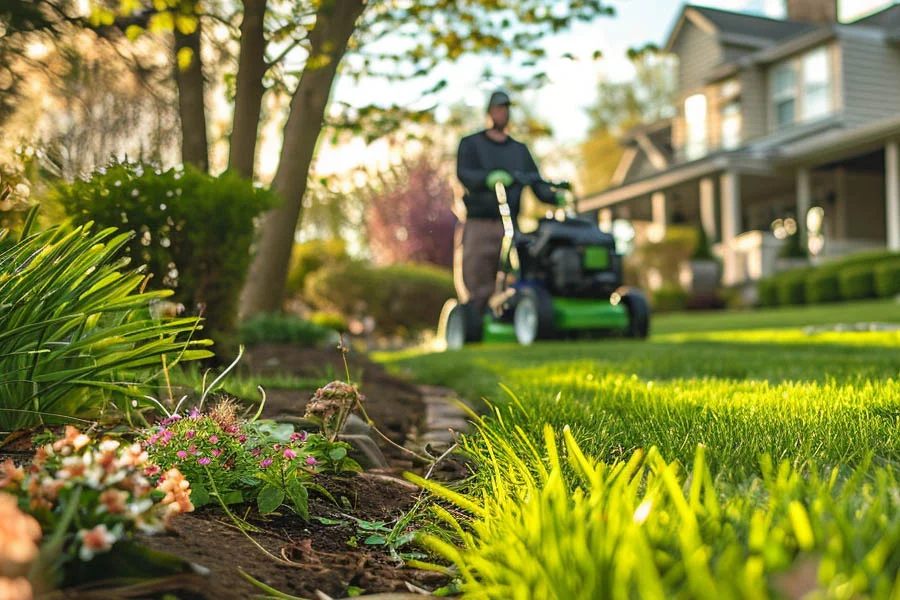 battery powered push lawn mower