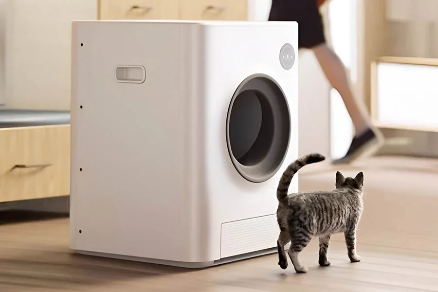 small automatic litter box