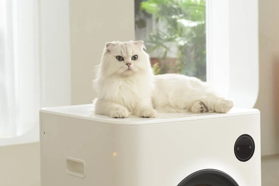 litter box with tray