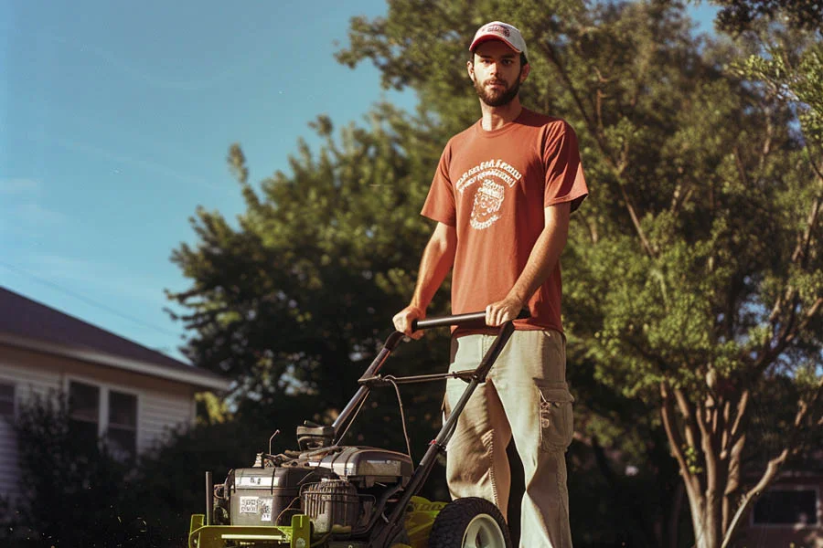 eco self propelled lawn mower