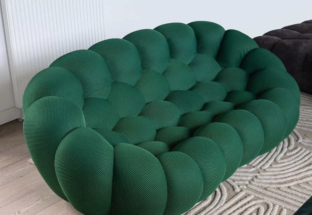 green cloud couch